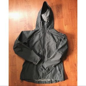 Men's grey Mammut rain jacket